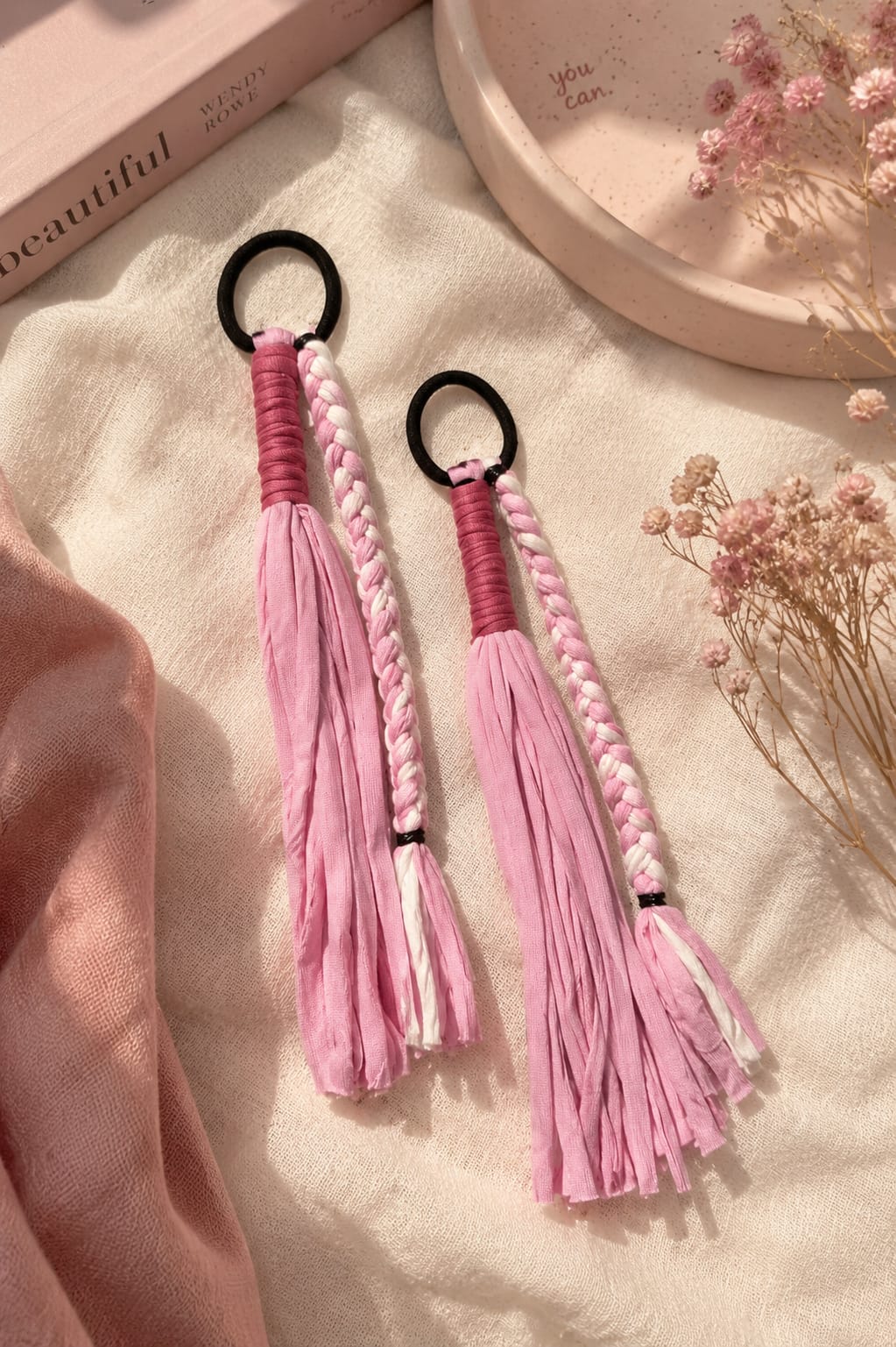 Handmade Tassel Hair Ties