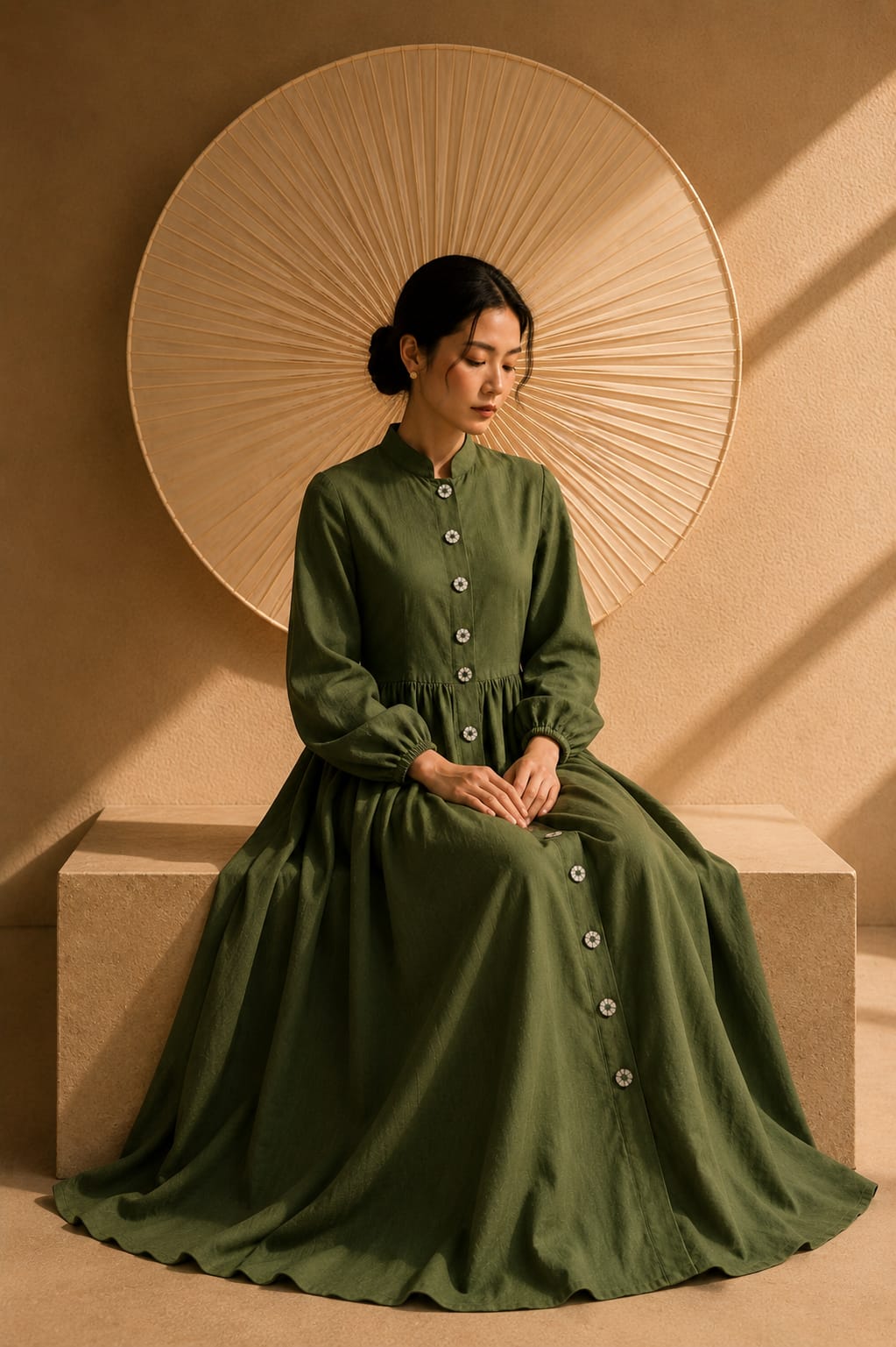 Midori Linen Dress