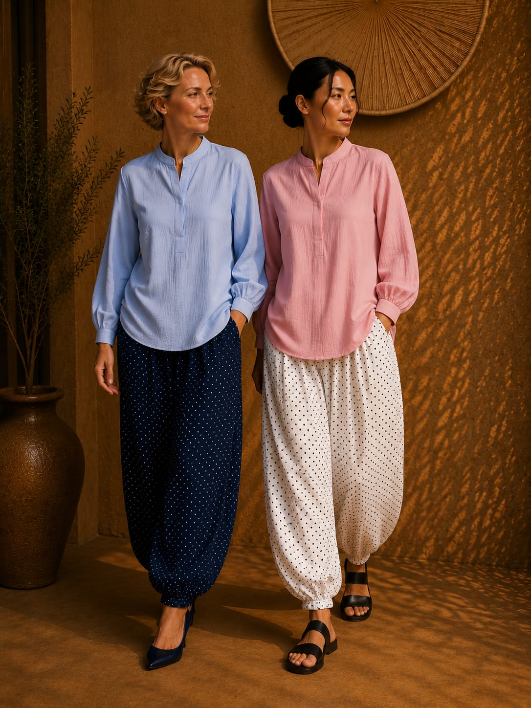 HARU Cotton Top - Baby Blue