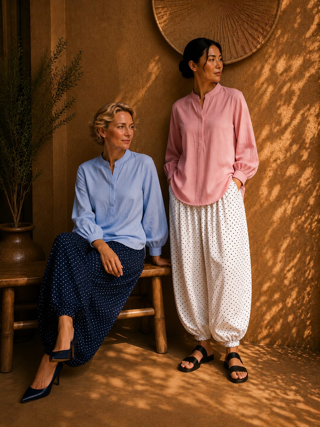 HARU Cotton Top - Baby Blue