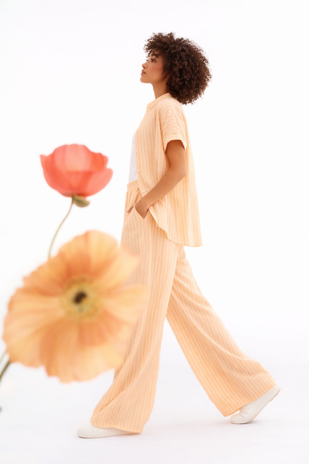 Linen Set- Peach