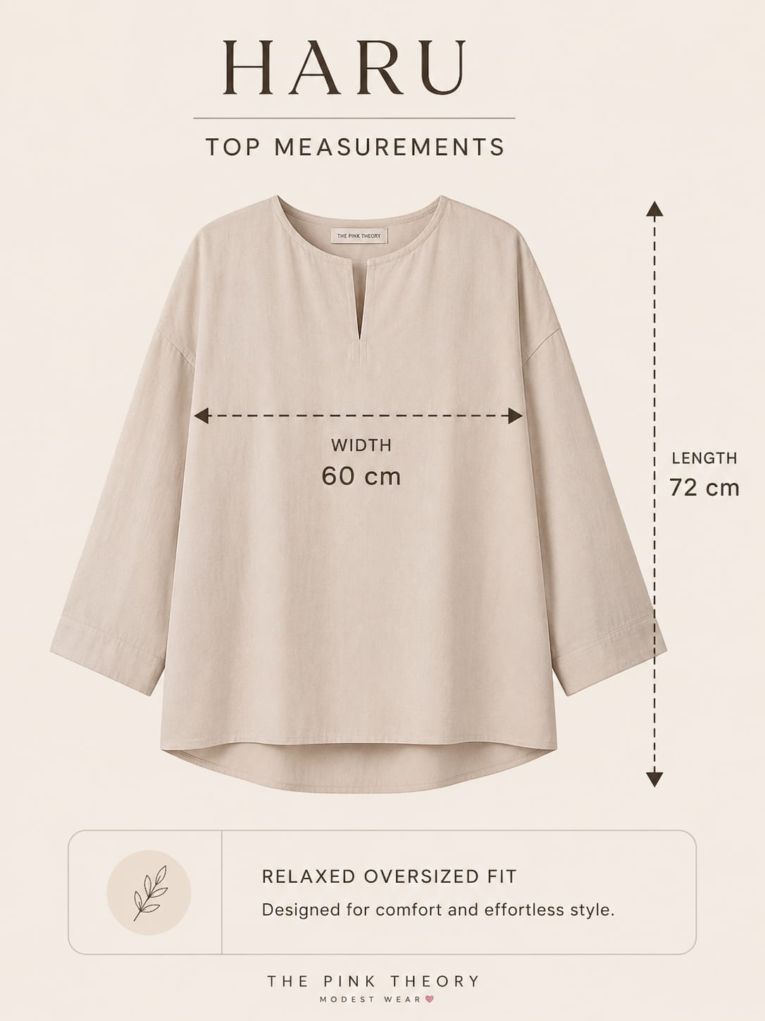 HARU Cotton Top - Baby Blue