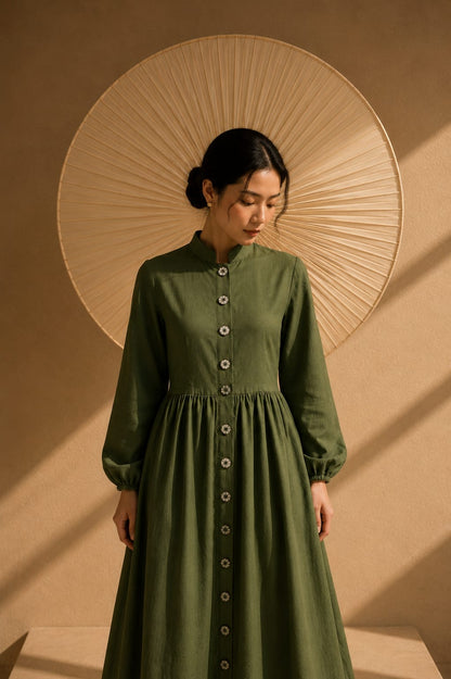 Midori Linen Dress