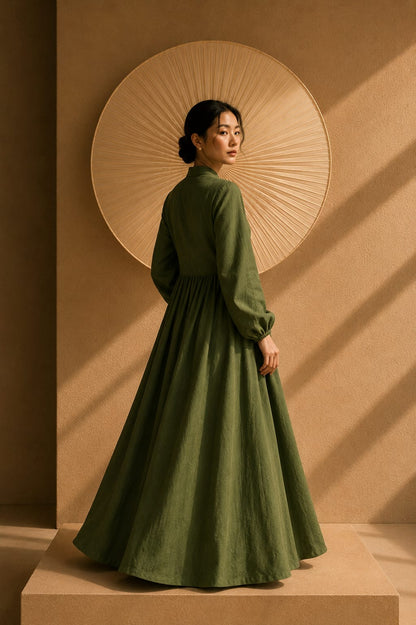 Midori Linen Dress