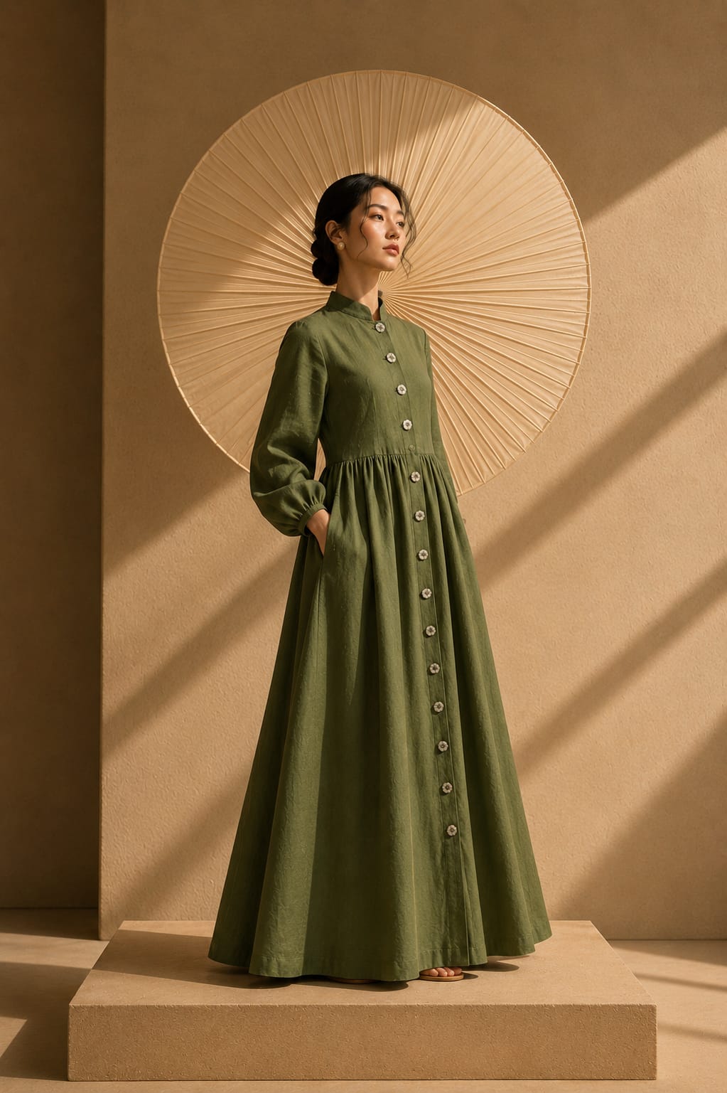Midori Linen Dress