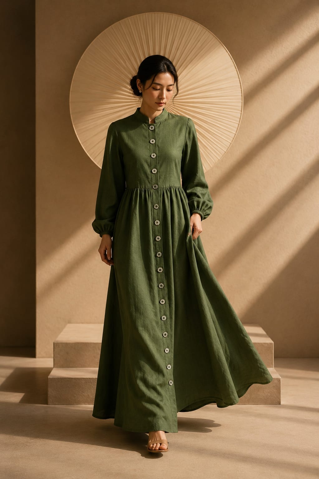 Midori Linen Dress