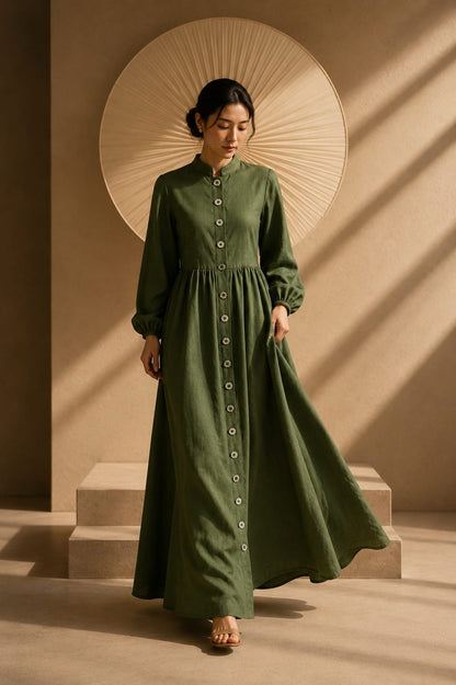 Midori Linen Dress