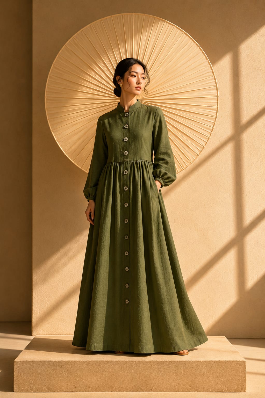 Midori Linen Dress