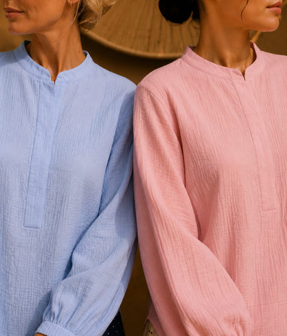 HARU Cotton Top - Baby Blue