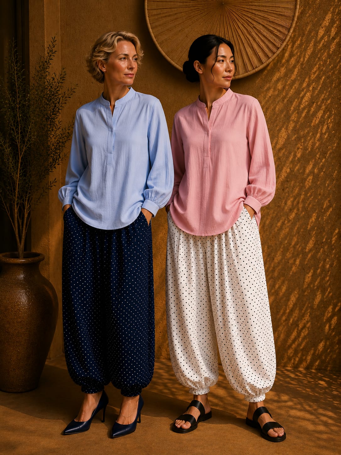HARU Cotton Top - Baby Blue