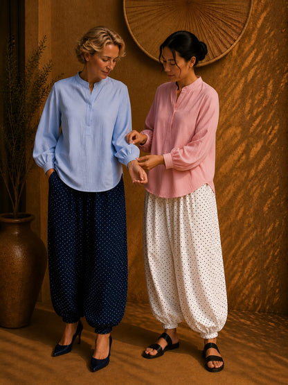 HARU Cotton Top - Baby Blue
