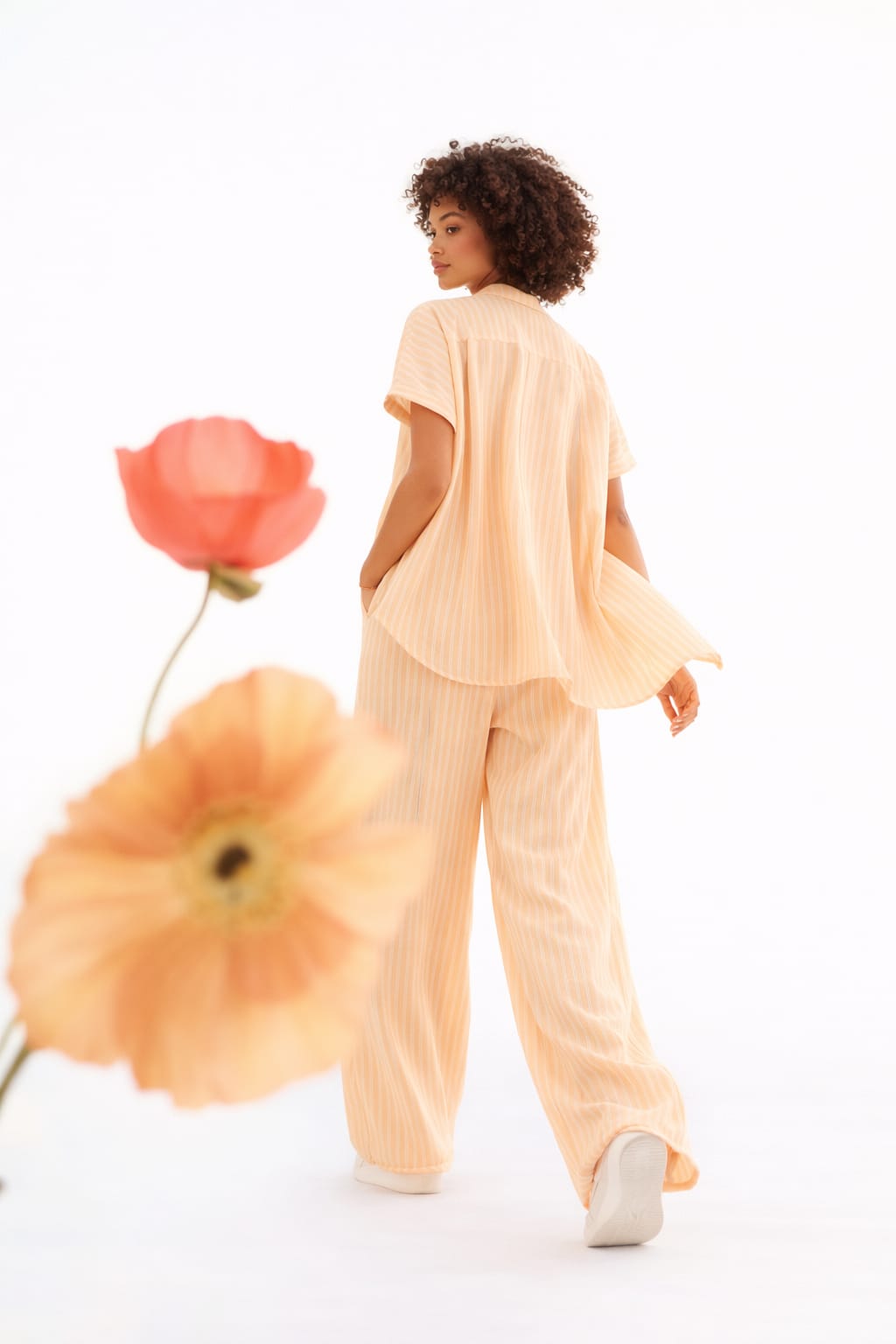 Linen Set- Peach