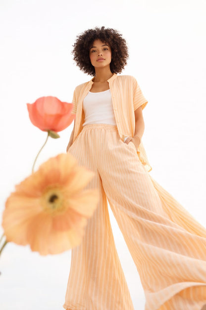 Linen Set- Peach
