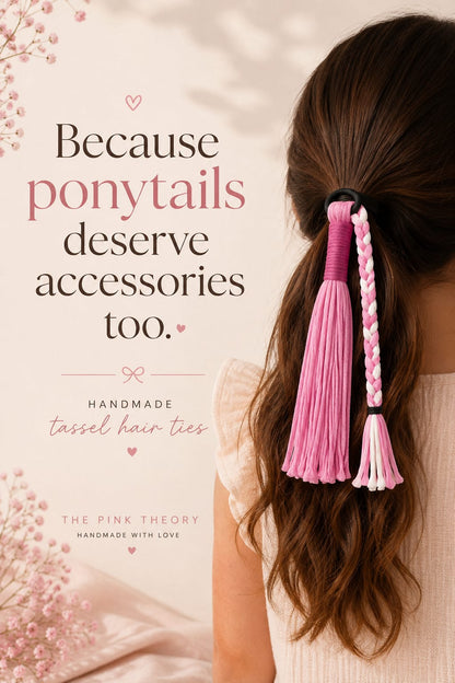 Handmade Tassel Hair Ties